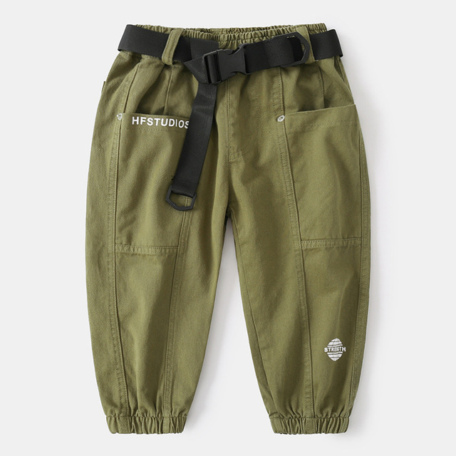 Autumn Boy Trousers Pants For Boys Sweatpants Cotton Long Trousers Elastic Waist Casual Pants Boys Joggers - Image 2