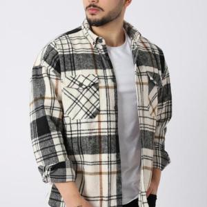 Style combination thick winter lumberjack shirt 3013