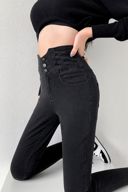 ZOENOVA Stretch Jeans Women Push Up Sexy Retro High Waist Skinny Mom Pants Korean Fashion Denim Trousers Femme Spring New - Image 5