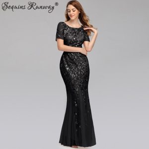 Sexy vintage Maxi Sequin cocktail Summer Dress Long Bridesmaid Prom Dresses for Women Casual Party club Bodycon Dress Vestidos