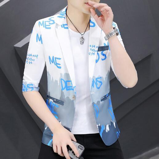 Summer men's casual suit slim youth thin coat - Image 3