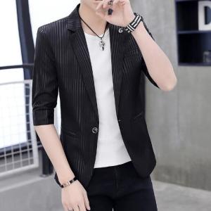 Summer men's casual suit slim youth thin coat