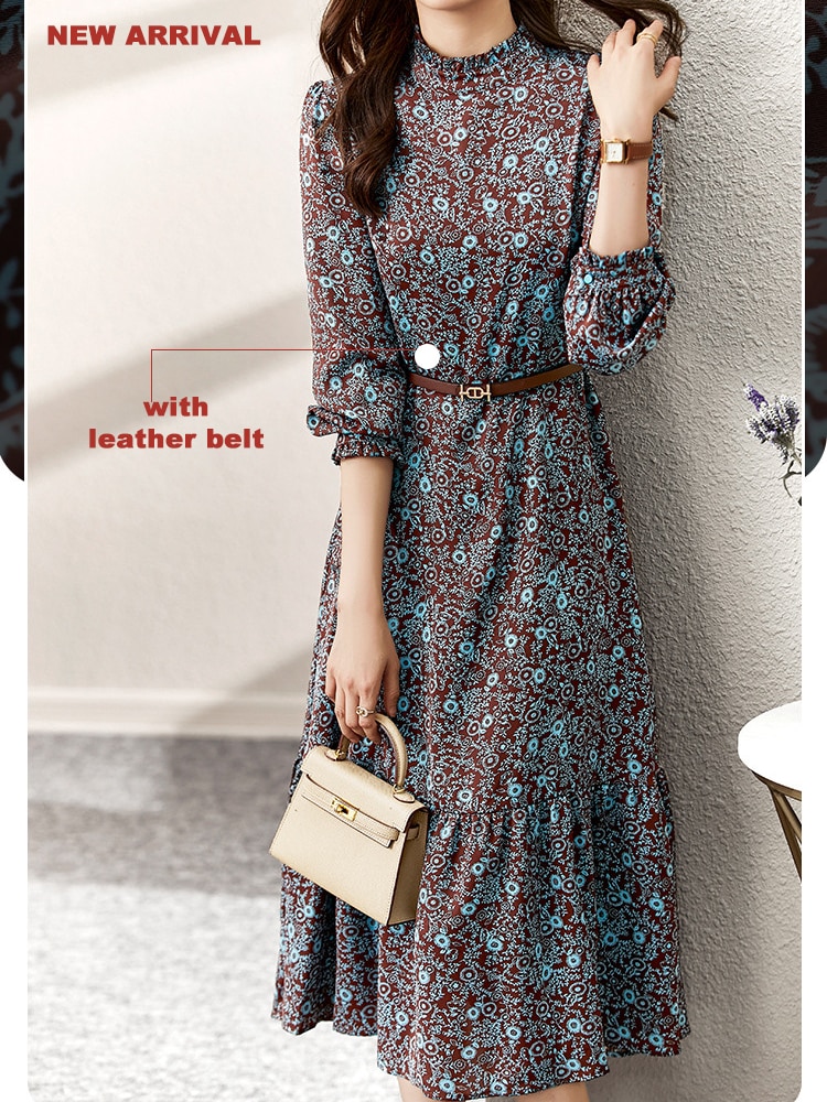 Vimly-Elegant-Vintage-Dresses-for-Women-2023-Spring-Stand-Collar-Belt-Slim-Long-Sleeve-Ladies-Floral-2.jpg