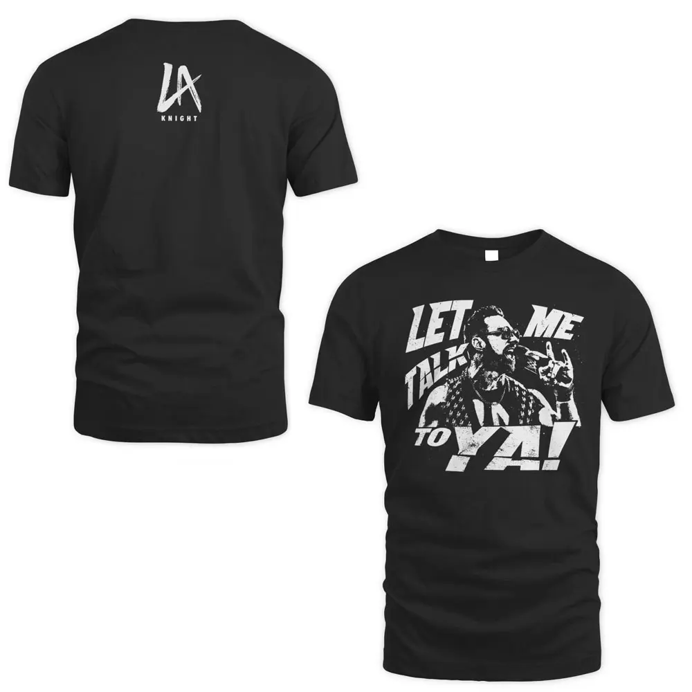 2024 Summer Men's 2D Printed Renowned Wrestler LA Knight YEAH! T-shirt Children's Street Sports Large Size Top - Image 5