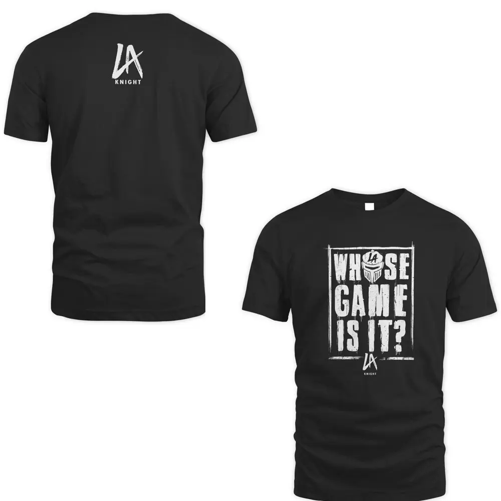 2024 Summer Men's 2D Printed Renowned Wrestler LA Knight YEAH! T-shirt Children's Street Sports Large Size Top - Image 3