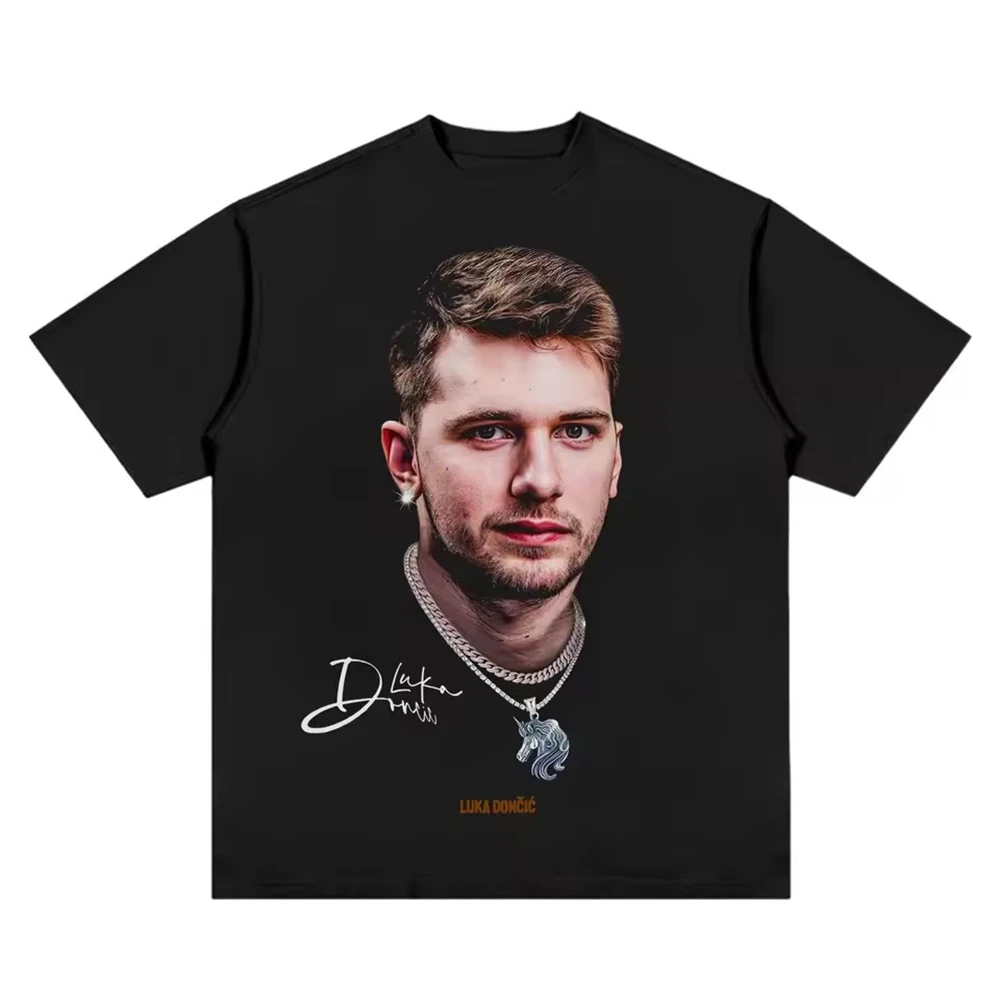 American professional basketball star sports Tee Shirt Homm Men Clothing short sleeve Round Neck Printing Pullover T-shirt 50370 - Image 2