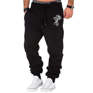Men's Cross Sweatpants High-quality loose cotton pants jogging pants casual fitness jogging pants four seasons models sweatpants