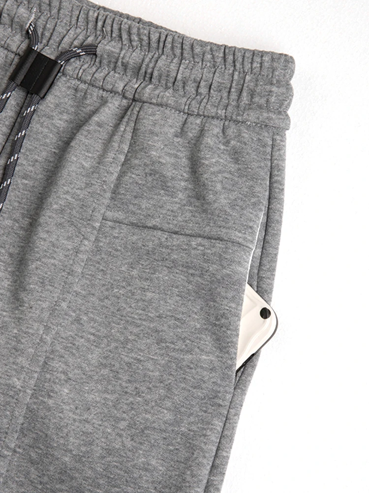 Bestseller Thickened Warm Curved Leg Pants Women's High Waist Casual Versatile Fleece Lined Sweatpants - Image 5