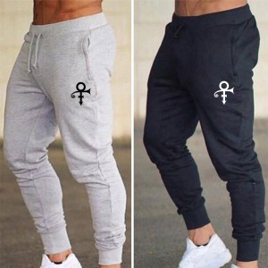 Fashionable new men's pants, fun faith printed sports pants, casual sports pants, fitness jogging pants